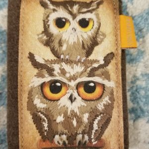 NWT Wool and Canvas Owl wallet by Santoro London